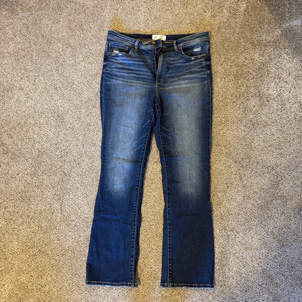 BKE Women's Dark Blue Boot Cut Jeans